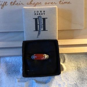 PRICE ⬇️,...John Hardy carnelian and silver ring